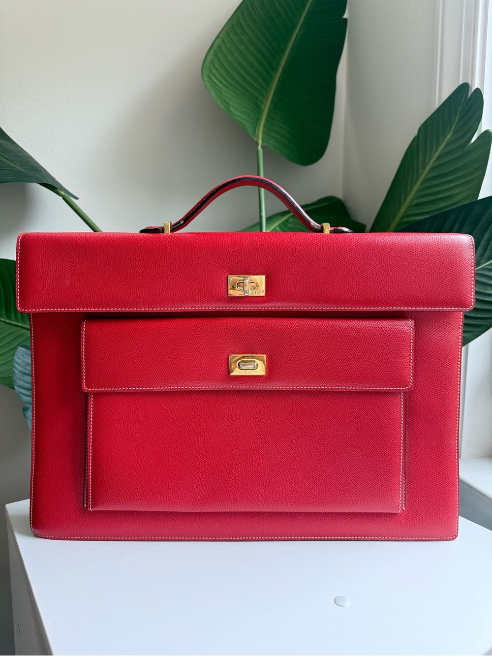 Bally ‘Work Bag/Briefcase in Saffiano Leather’